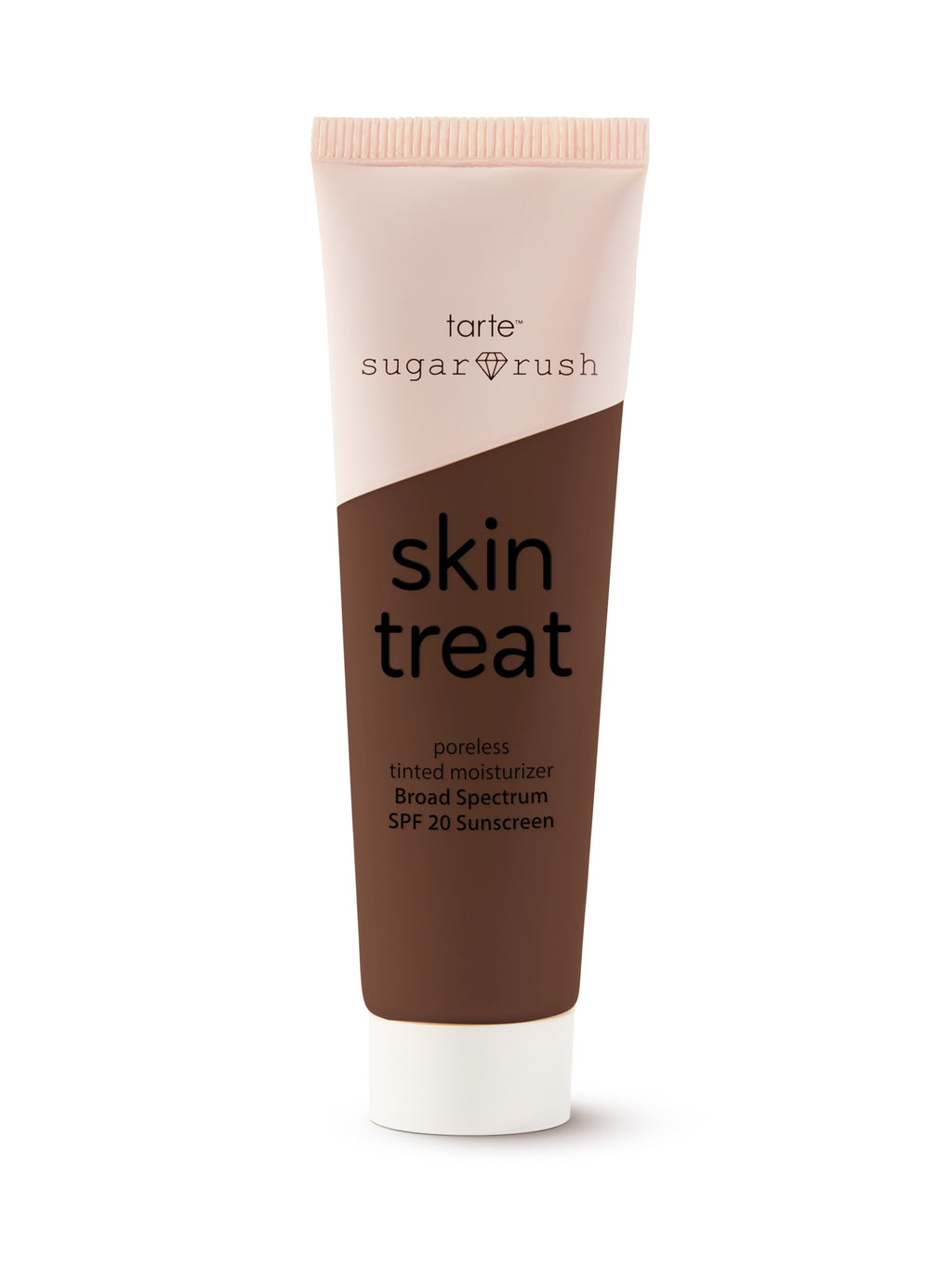 Tube of 'skin treat' by sugar rush on a white background