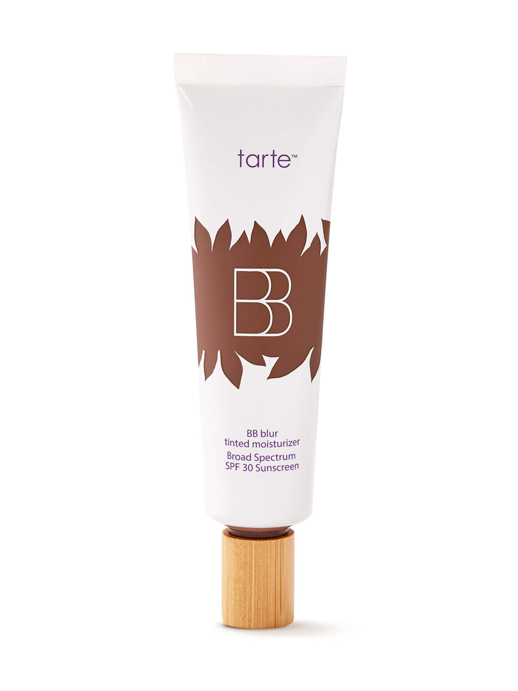 Tarte BB cream tube on a white background