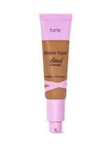Tarte shape tape cloud cream foundation tube with pink cap on a white background