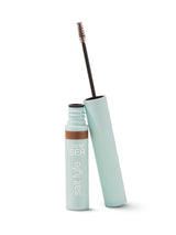 Brow gel with a light blue casing on a white background