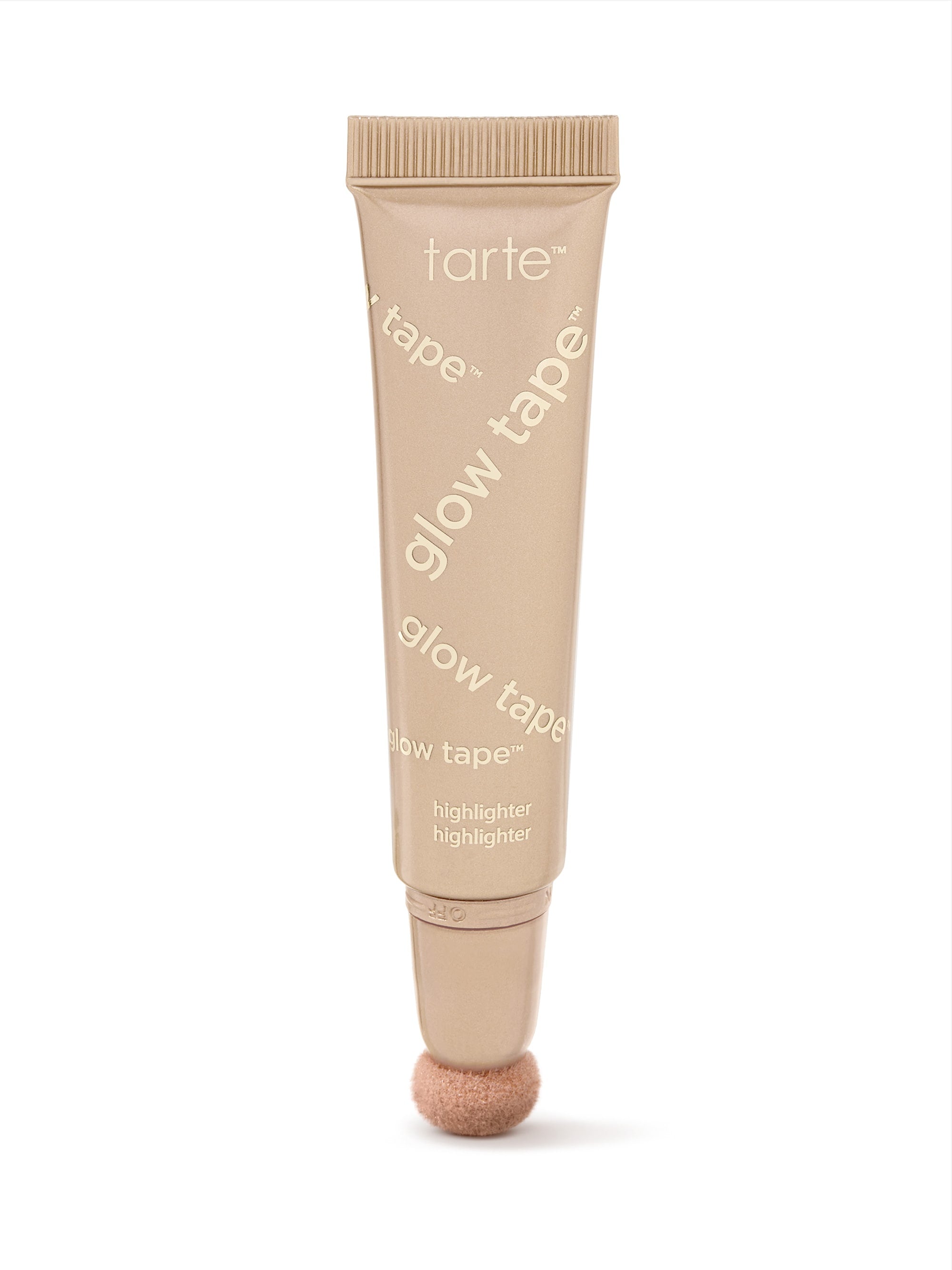 Tarte glow tape highlighter on a white background