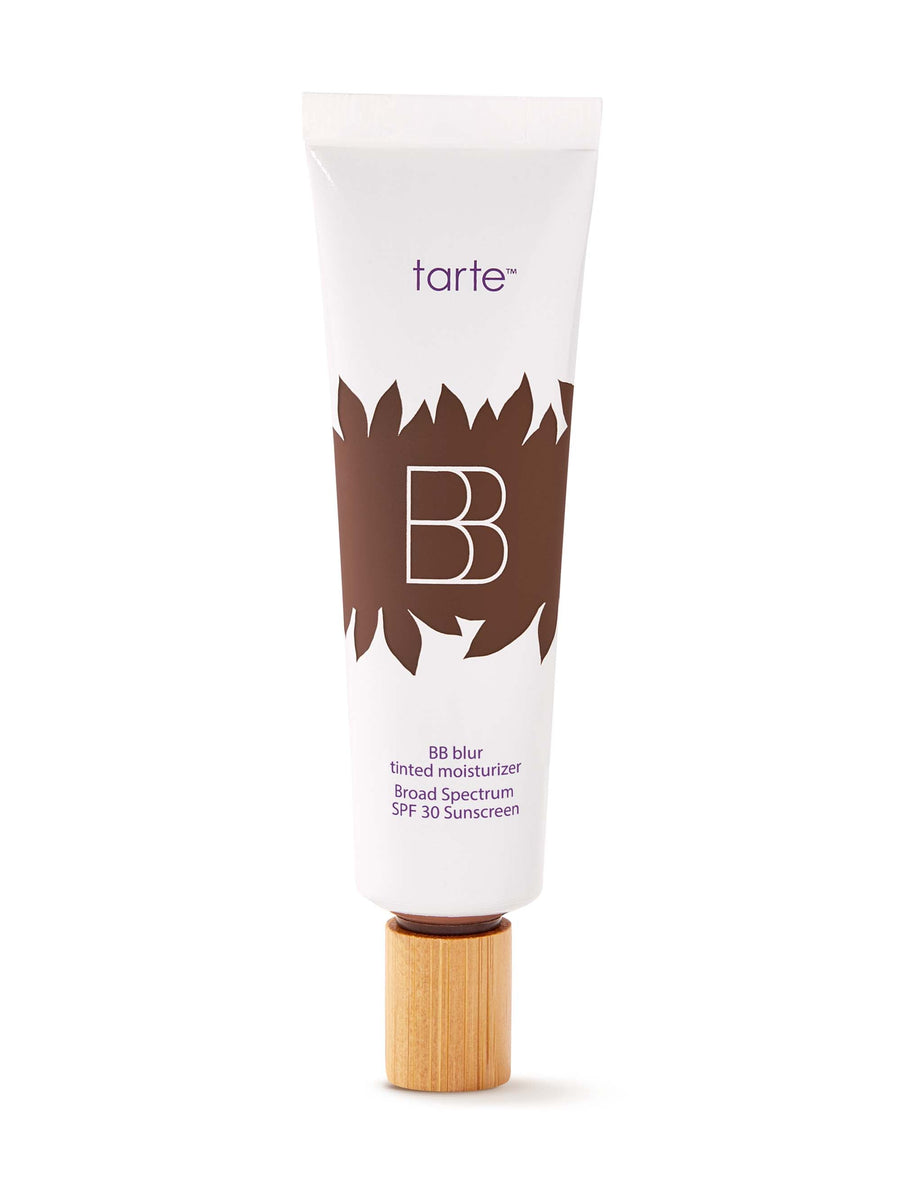 Tarte BB cream tube on a white background
