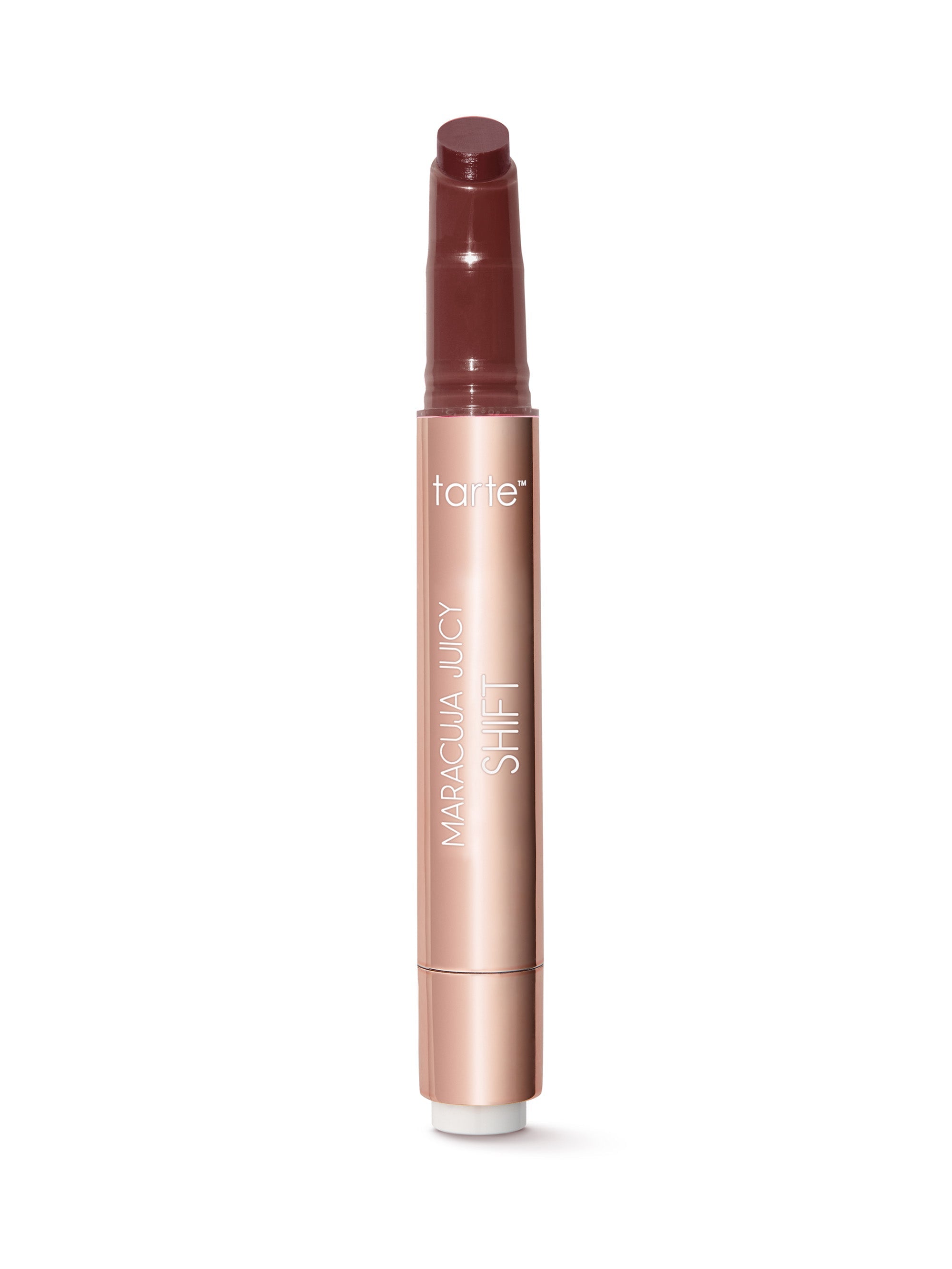 Tarte Maracuja Juicy Shimmer Lip Tint on a white background