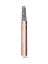 Rose gold lip product with 'tarte' branding on a white background